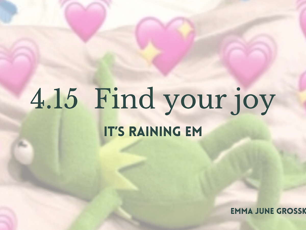 4.15   Find your&nbsp;joy